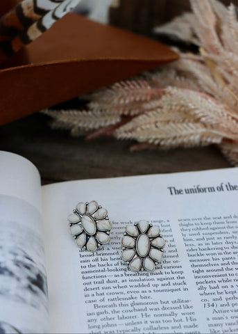 white_natural_stone_floral_earrings_western_mack_and_co_designs_australia