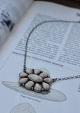 Harlow White Stone Necklace