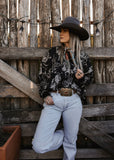 desert_rider_sweater_western_cowgirls_cowboys_cactus_metallic_silver_black_mack_and_co_designs_australia