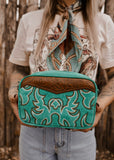 The Amarillo Nights Crossbody Bag in Turquoise