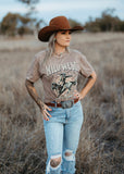 mocha_stonewash_cowboys_wild_west_western_usa_american_stars_rodeo_cowboy_bucking_bronco_cowgirl_western_punchy_graphic_tee_tshirt_t-shirt_mack_and_co_designs_australia