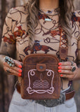 The Boot Stitch Crossbody Bag