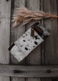 Savannah Cowhide Toiletries Bag - Tooled Leather