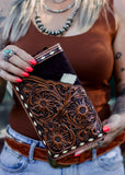 alvaro_organiser_wallet_tooled_leather_saddle_blanket_western_american_darling_bags_wristlet_clutch_crossbody_mack_and_co_designs_australia