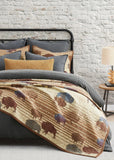 home_on_the_range_quilt_set_buffalo_bison_aztec_paseo_road_bedding_western_home_decor_mack_and_co_designs_australia