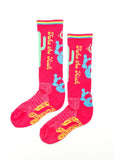 lucky_chuck_western_performance_socks_vintage_cowboys_cowgirls_rodeos_take_the_risk_hot_pink_cactus_hemp_compression_america_usa_mack_and_co_designs_australia
