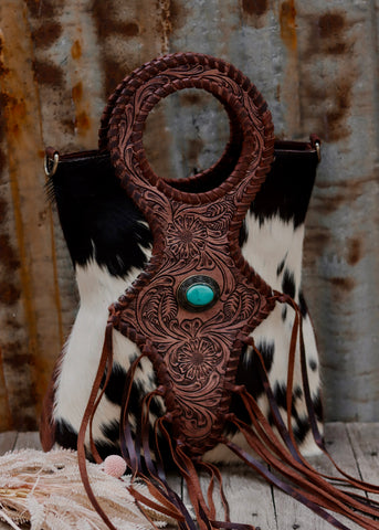 maeve_cowhide_crossbody_turquoise_buckle_tooled_leather_buckstitch_fringe_handbag_womens_ladies_western_american_darling_bags_mack_and_co_designs_australia