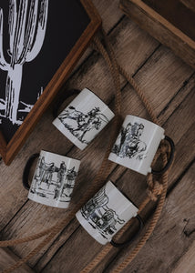 western_heritage_set_ranch_life_old_west_saddles_longhorn_cattle_cowboy_cowpoke_oversized_xl_coffee_cup_mug_western_home_decor_ranchy_punchy_mack_and_co_designs_australia