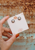 Drifter Midi Studs - White Pearl