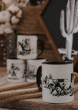 western_heritage_set_ranch_life_old_west_saddles_longhorn_cattle_cowboy_cowpoke_oversized_xl_coffee_cup_mug_western_home_decor_ranchy_punchy_mack_and_co_designs_australia