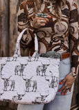 The Longhorn Icon Quilted Tote Bag