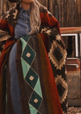 The Saguaro Ridge Blanket in Turquoise