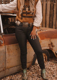 The Fleetwood Leather Look Jeans