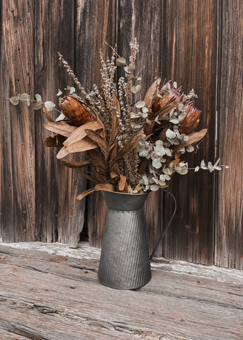 rustic_farmhouse_home_decor_vintage_metal_jug_mack_and_co_designs_australia