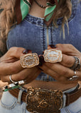 The Rodeo Buckle Earrings