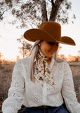 rodeo_western_life_wild_horses_fashion_ruffle_wrap_handmade_handcrafted_concho_scarfslide_slide_wildrag_wild_rag_neck_scarf_tie_necktie_floral_scarves_turquiose_bucking_bronco_campdraft_barrel_racing_racer_linen_gingham_ranch_rider_paisley_cowgirl_mack_and_co_designs_australia