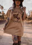 The Rodeo Rebel T-Shirt Dress