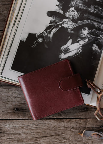 robert_mens_leather_woven_wallet_western_cowboy_bifold_tan_chocolate_brown_burgundy_mack_and_co_designs_australia