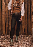 The Fleetwood Leather Look Jeans