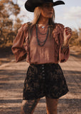 The Desert Rose Ruffle Blouse
