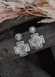 winslow_concho_dangle_earrings_stamped_silver_cross_mack_and_co_designs_australia