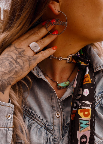 Outlaw Hoops - Sterling Silver