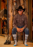 Lucky Chuck ‘Bad Cowgirl Co. Hustle Hard Ride Harder’ Performance Socks