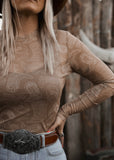 Outlaw Charm Mesh Top