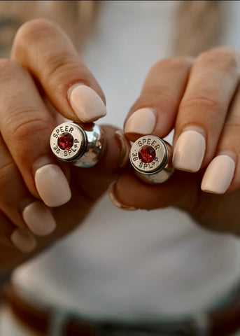 Naomi Bullet Shell Earrings