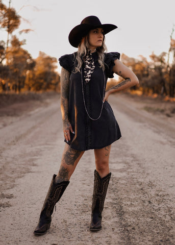 The Midnight Mesa Dress
