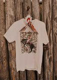 XOXO Art & Co. Saddle Flower Bronc Tee