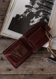 robert_mens_leather_woven_wallet_western_cowboy_bifold_tan_chocolate_brown_burgundy_mack_and_co_designs_australia