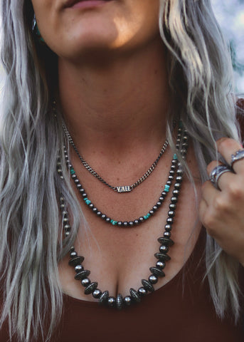 DD Y’all Choker Necklace - Sterling Silver