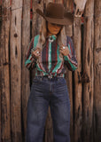 The 8 Seconds Blouse in Red