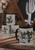 western_heritage_set_ranch_life_old_west_saddles_longhorn_cattle_cowboy_cowpoke_oversized_xl_coffee_cup_mug_western_home_decor_ranchy_punchy_mack_and_co_designs_australia