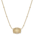 *PRE-ORDER* Inital Ultra Mini Belt Buckle Necklace - Gold
