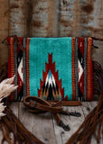 zoe_saddle_blanket_saddleblanket_handbag_bag_fringe_american_darling_tooled_leather_turquoise_blue_rust_western_mack_and_co_designs_australia