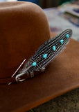 turquoise_cowboy_cowgirl_hat_feather_wild_west_rodeo_western_handcrafted_mack_and_co_designs_australia
