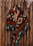 The Saguaro Ridge Blanket in Turquoise