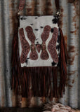 hilda_cowhide_bag_genuine_leather_american_darling_fringe_spurs_spur_stra_western_cowgirl_cowboy_tooled_mack_and_co_designs_australia