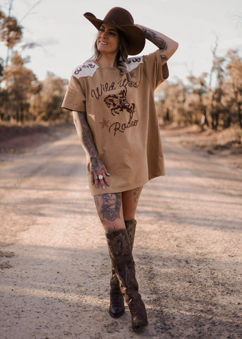 The Rodeo Rebel T-Shirt Dress