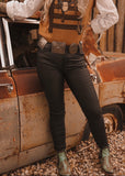The Fleetwood Leather Look Jeans