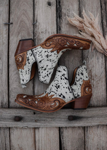 vaquera_cowhide_tooled_leather_dixon_boots_booties_womens_western_mack_and_co_designs_australia