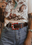The Pecos Buckle in Red