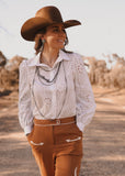The Darling Blouse in White