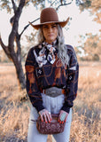saddles_spurs_sweater_rodeo_cactus_america_horses_ponies_black_tan_western_cowgirl_mack_and_co_designs_australia