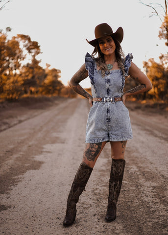 The Dusty Rose Romper