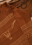 The Longhorn Sweater in Cinnamon