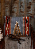 zoe_saddle_blanket_saddleblanket_handbag_bag_fringe_american_darling_tooled_leather_rust_grey_aztec_rust_western_mack_and_co_designs_australia