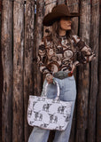The Longhorn Icon Quilted Tote Bag